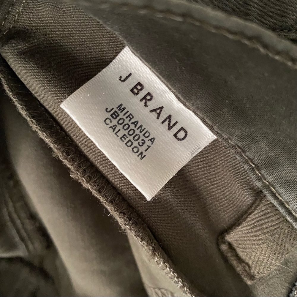 J Brand Miranda Zip Skinny in Caledon Green - Picture 6 of 12